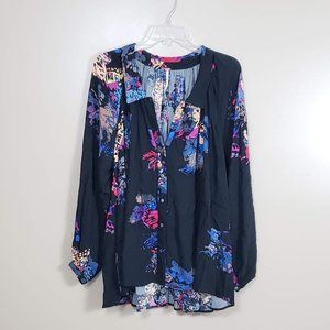 Sold Free People Floral Tunic Blouse